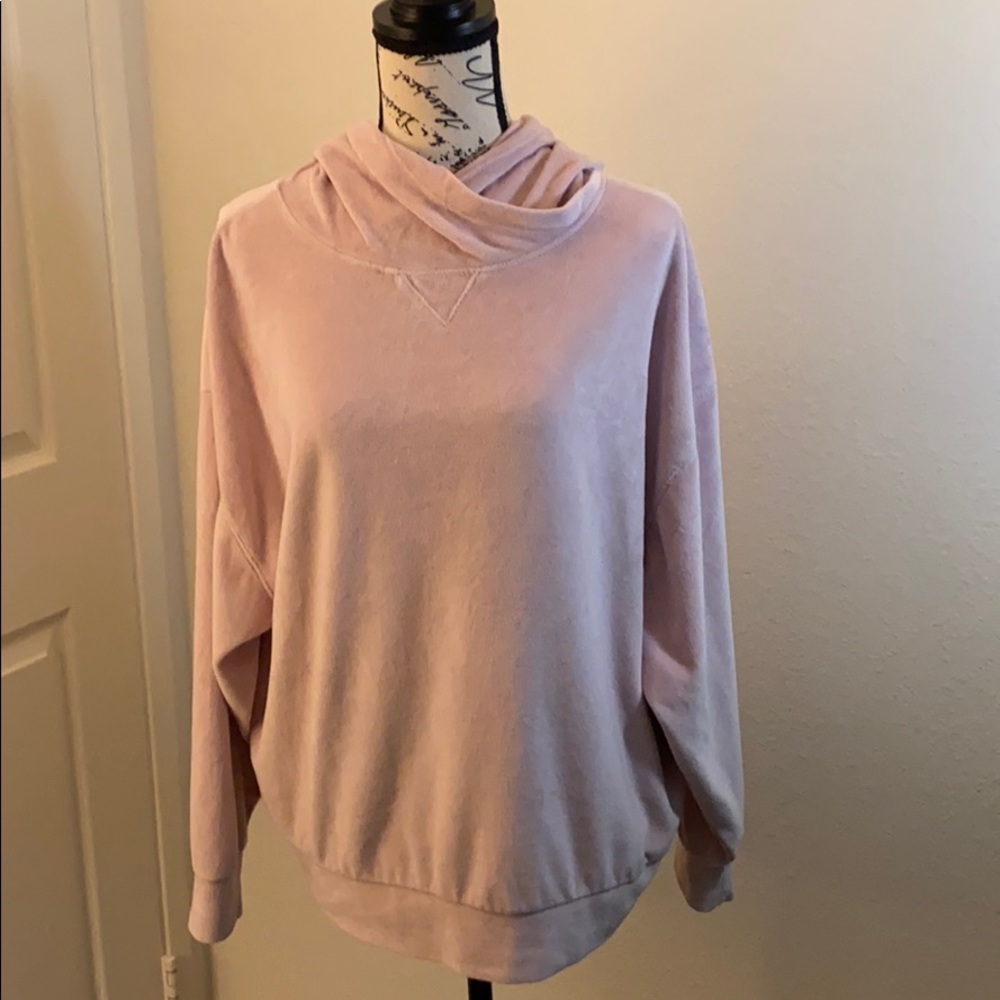Adorable! Fabletics Velour Pullover with Hood - Picture 1 of 10